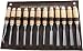 Am-Tech Pro 12pc Wood Carving Chisel Set LEATHER POUCH