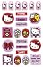 Sandylion Hello Kitty Gems Stickers Packaged