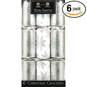 The Gift Wrap Company Christmas Crackers From The Tom Smith Collection, Holiday Storm (Pack of 6)