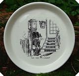 Review Staffordshire  / c1940s Comic Risque Hand Painted Ashtray Any Port