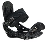 Flux Emblem Snowboard Bindings Black