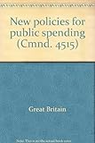 New policies for public spending