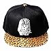 Last king black leopard bboy brim hat Adjsutable Snapback Baseball Hip-hop Cap skateboard