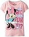 Disney Girls' Minnie Mouse Fun Puff Sleeve T-Shirt