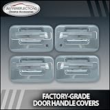2004-2012 Ford F150 pickup Chrome Door Handle Covers (4dr w  passenger keyhole) 