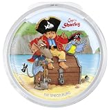 Niermann Standby 80002 Nachtlicht Capt&Acirc;'n Sharky, LED, Batterie-betrieben, 7,5 x 8 cm