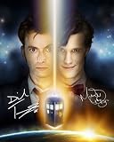 Doctor ( Dr ) Who signed autograph photo Matt Smith / David Tennant