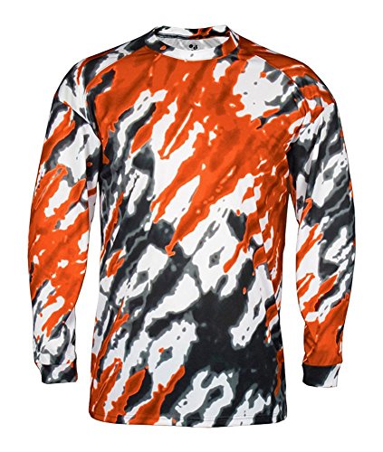 Badger mens Tie Dri Sublimated Long Sleeve Tee (BD4185)
