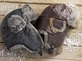 Crown Cap® Leather / Rabbit Fur Hat