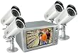 SVAT CLEARVU1 Ultra Compact Web Ready DVR Security System - Digital Video Recorder with Built-in 7" LCD and 4 Hi-Res Indoor/Outdoor Night Vision Surveillance Cameras