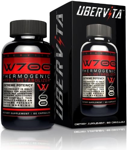 Ubervita W700 Thermogenic Hyper Metabolizer Capsules, 60 Count