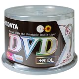Buy Ritek Ridata DVD+R Dual Layer (DL) 8X White Inkjet Hub Printable Double Layer...