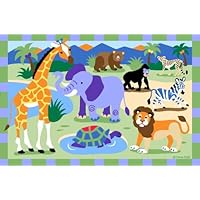 LA Rug Wild Animals 39-by-58-Inch Area Rug