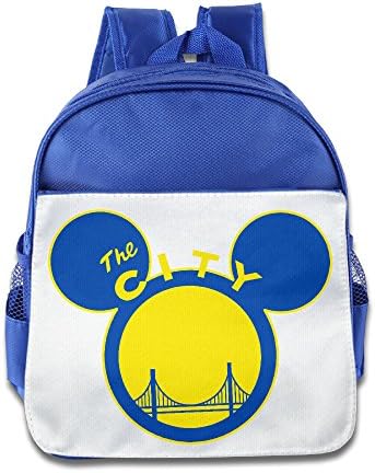 LnEir Superb Golden State Sport Basketball The City Children School Bag Backpack For Boys And Girls RoyalBlue
