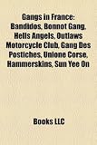 Gangs in France: Bandidos, Bonnot Gang, Hells Angels, Outlaws Motorcycle Club, Gang Des Postiches, Unione Corse, Hammerskins, Sun Yee o