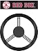 MLB Boston Red Sox Poly-Suede Steering Wheel Cover MLB Boston Red Sox Poly-Suede Steering Wheel Cover