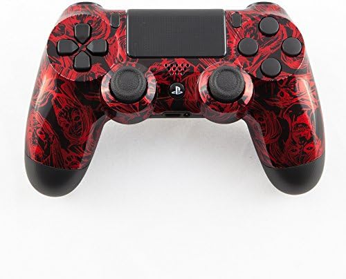 Candy Red Zombie PS4 Custom Controller
