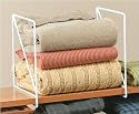 Wire Shelf Dividers, 4 Dividers (White) (8"H x 8"W x 8"D)