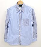 (コロナ) CORONA NAVY 1POCKET SHIRT-BROAD LONDON STRIPE SHIRT- ロンドンストライプシャツ CS050l-12 CORONA