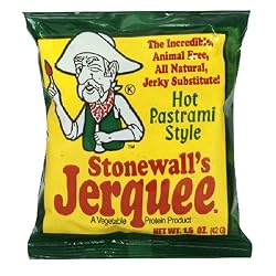 Stonewall's Jerquee, Hot Pastrami, 1.5-Ounce Packets (Pack of 16)