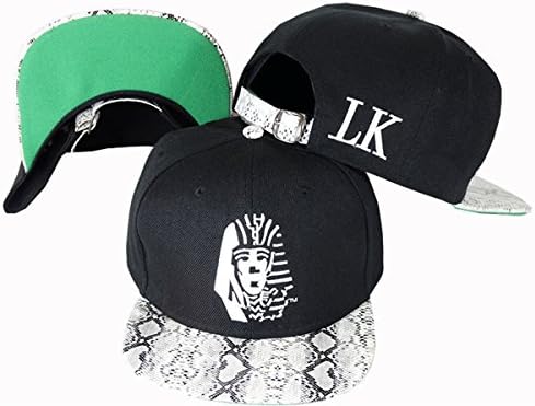 Aidan Ellazar Last King Cap Men &amp; Women's Flower Snapback Hats Black 1 One Size