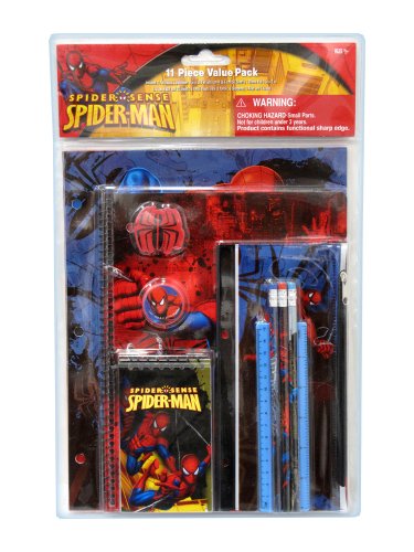 Fab Starpoint Spiderman 11-Piece School Supply Set, Assorted (SD1847558)