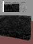 Flokati Faux Fur Rugs 6' x 9' (BLACK)