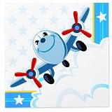 Airplane Adventure Lunch Napkins (16) Party Supplies