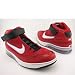 NIKE Shox Spotlight Red Basketball Shoe Men Sz 10 = 9UK