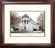 American University Alumnus Alumnus 14x18 Mahogany Framed Collegiate Lithograph