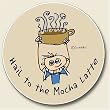 Mocha Latte Auto Coaster, Coaster for Your Car