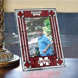 Mississippi State - Vertical Art Glass Frame