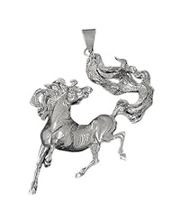 Clevereves 14K White Gold Pendant Mustang 45.2 - Gram(s)