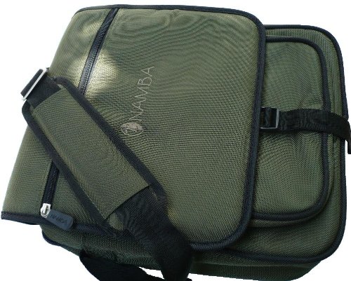 Namba Gear Shaka Laptop Messenger Bag, High Perfomance Bag for Musicians & DJs, in Olive Green, SLM-GN