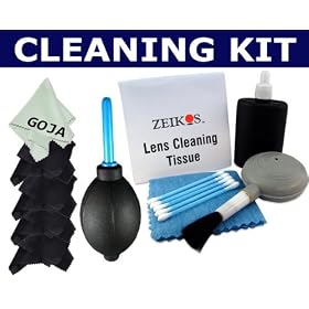 Indispensable Cleaning Kit for Cameras, Camcorders, Binoculars, Monoculars, Telescopes... by Zeikos