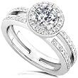 1ct TW Round Brilliant Diamond Engagement Ring in 14Kt Gold