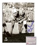 Gino Marchetti NFL Baltimore Colts Hand Signed 8x10 Photograph Blue Jersey