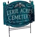 Eerie Acres Cemetery Lawn Sign