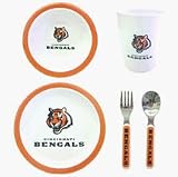 Cincinnati Bengals 5 Piece Children's Dinner Set by Duck House