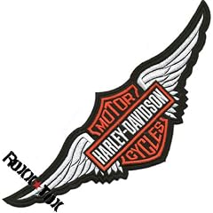 Logo Aufn�her / Iron on Patch " Harley Davidson " Big Size 30 x 10 cm