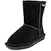 BEARPAW Emma Toddler-K Wedge Sandal, Black, 12 US Unisex Little Kid