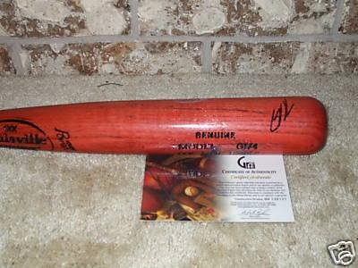 Glendon Rusch Autographed Bat - SD Padres GAI - Autographed MLB Bats