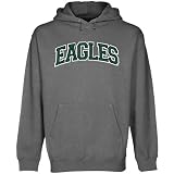 NCAA Eastern Michigan Eagles Gunmetal Arch Applique Midweight Pullover Hoody