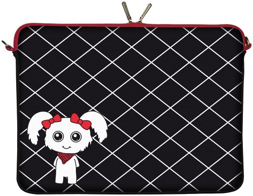 DIGITTRADE LS159-13 Fluffi Designer MacBook Sleeve Housse Pour Ordinateur Portable 13,3″ (33,8 cm) Large Néoprène Pochette Sacoche