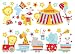 Kitchen & Housewares : Circus 26 stikarounds nursery wall stickers