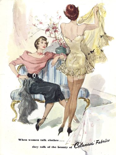 Art Print - Celanese Fabrics Advert.