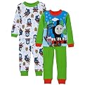 Toddler Boys' Thomas 4pc Cotton PJ Set - Green