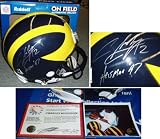 Charles Woodson Signed Michigan Authentic ProLine Riddell Full-Size Helmet w/Heisman'97