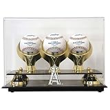 Los Angeles Angels of Anaheim Golden Classic Three Baseball Logo Display Case