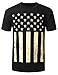 URBANCREWS Mens Hipster Hip Hop USA American Flag Print T-shirt (Various Prints)